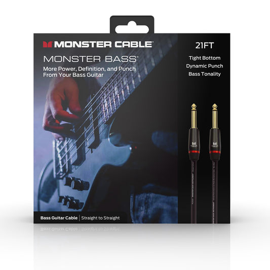 [MB-SS21] Monster Prolink Bass 21 ft. - straight 1/4" plugs